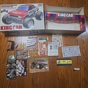 Vintage 1989 Original Tamiya 58081 Nissan KING CAB RC 1/10th Scale Box Only1